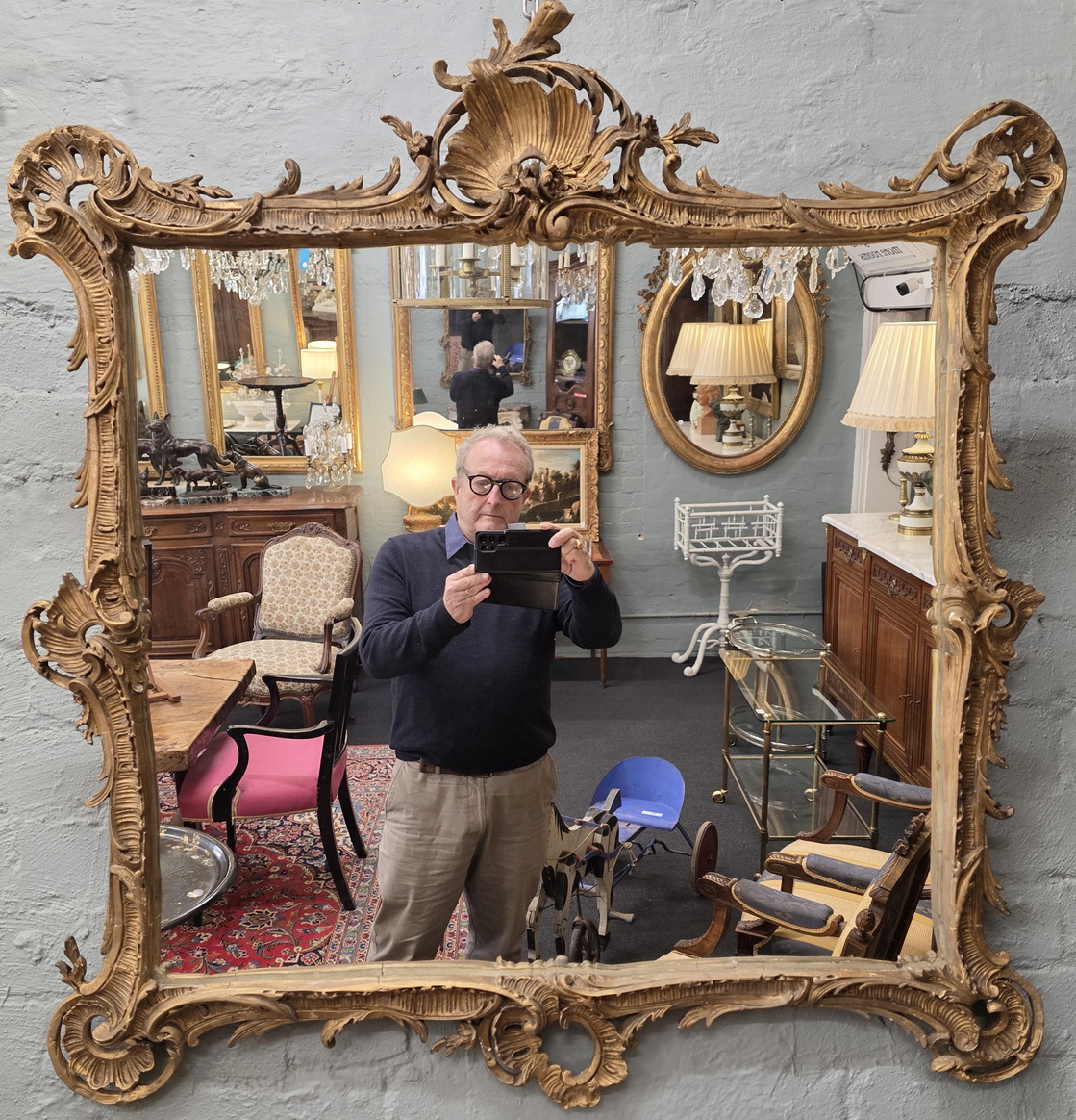 A pair of Italian Rococo Mirrors